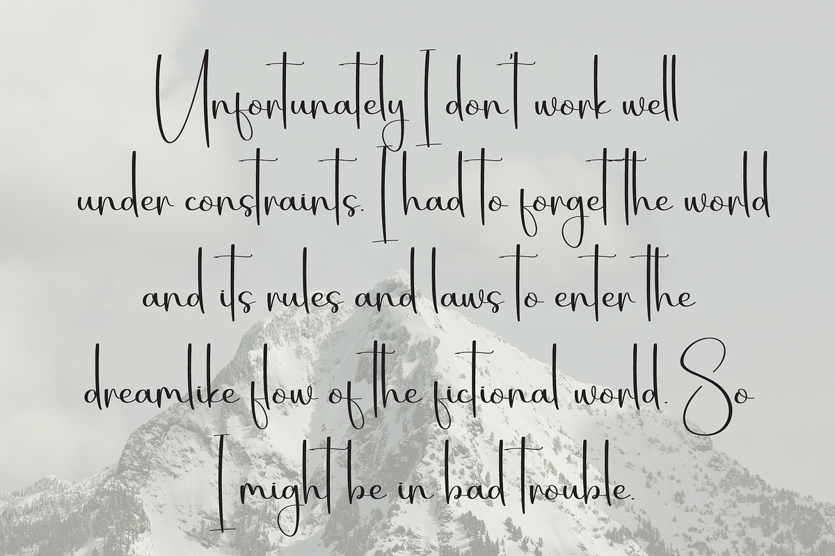 Bigstrike | Script Font, a Handwritten Font by Scratchones (Photo 6 of 9)