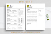 Modern ATS resume template, a Resume Template by Blackcloud_Creations (Thumbnail 3 of 7)