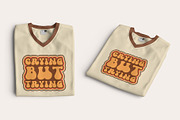Crying But Trying Retro T-Shirt Desi, an Object Illustration by Ahluva Studio (Thumbnail 2 of 6)