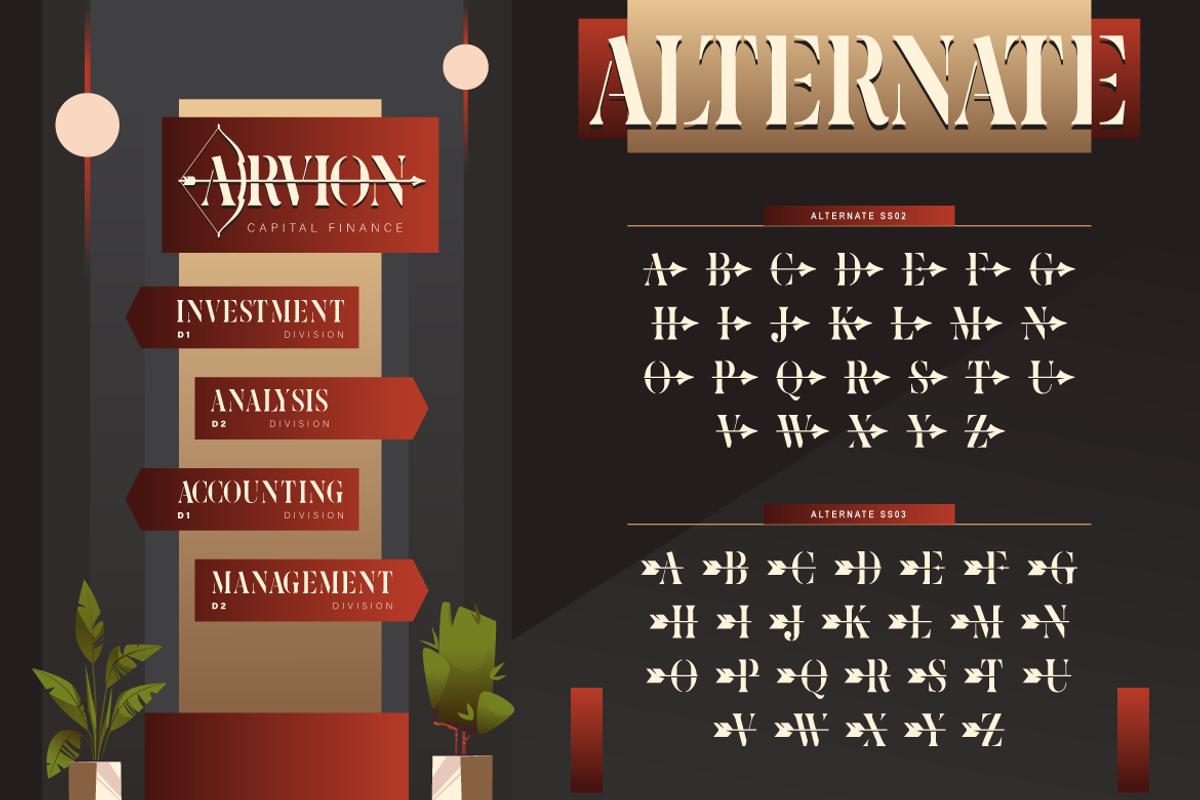 Arcex, a Serif Font by Burntilldead (Photo 6 of 15)