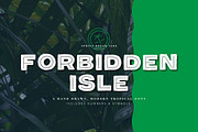 Forbidden Isle Tropical Font, a Sans Serif Font by Spring Break Jake (Thumbnail 1 of 4)