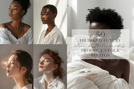 50 Clean Aesthetic Model Photos