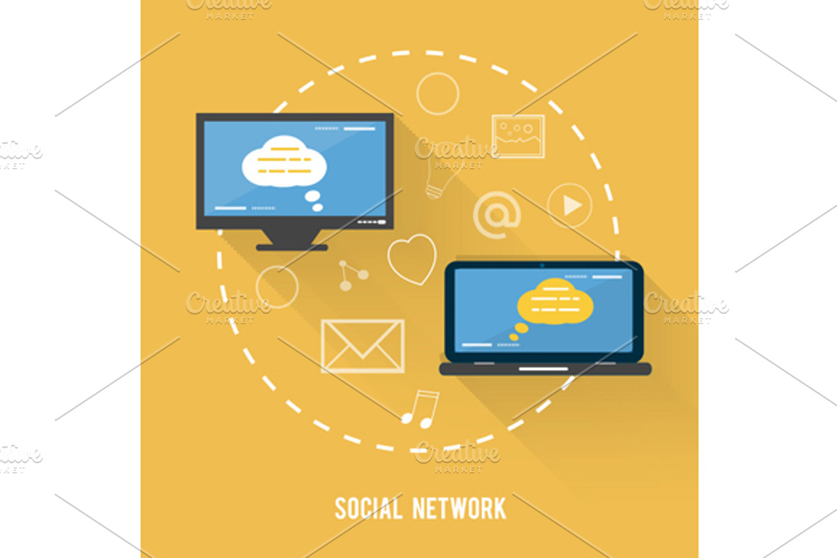Social Network Concept