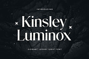 Kingsley Luminox Luxury Serif Font, a Serif Font by UICreative (Thumbnail 1 of 13)