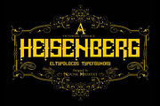 Heisenberg, a Font by Bang Kumis Typefoundry (Thumbnail 1 of 5)