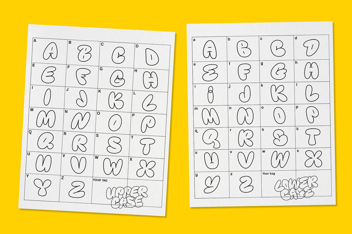 KNERD Bubble Font, a Handwritten Font by Any-Type® Foundry (Photo 11 of 11)