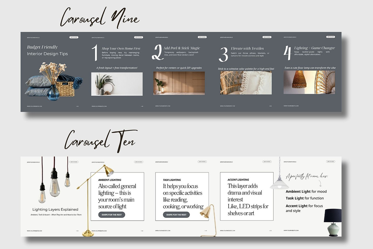 Interior Design Social Media Content preview 8