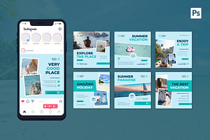Vacation Planner Instagram Post