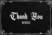 Rhodestra Blackletter, a Blackletter Font by dansdesign (Thumbnail 9 of 10)