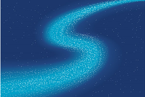 Night sky with Milky Way, little, an Illustration by sceptical cactus