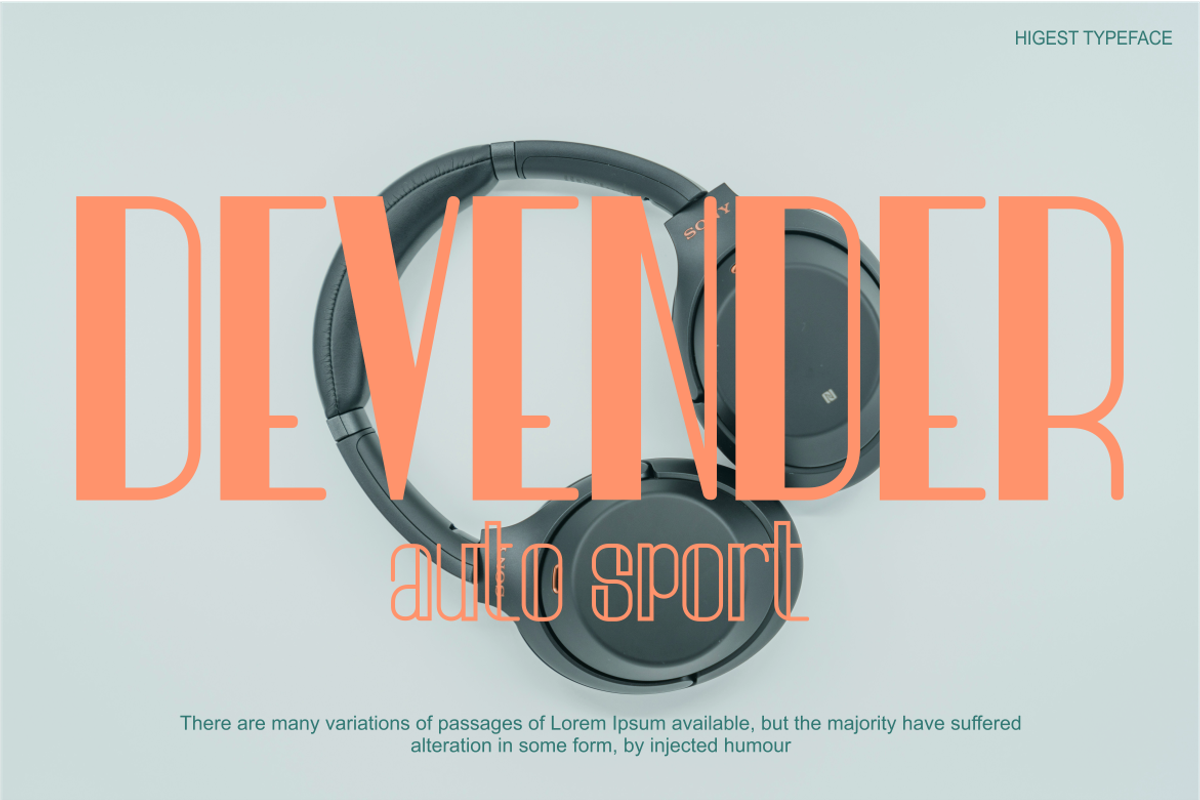 Higest, a Sans Serif Font by Raffa Creative (Photo 2 of 5)