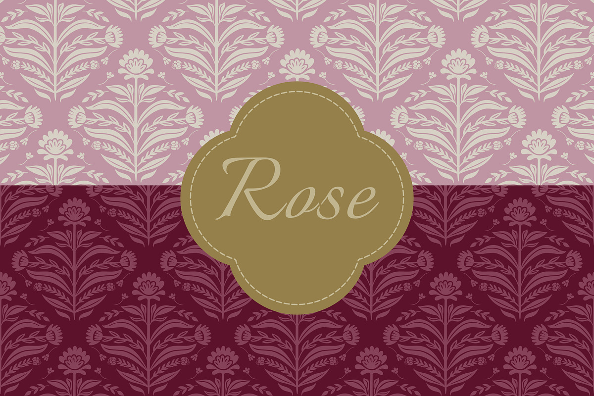 Heritage Luxury Damask, a Pattern Graphic by Pretty Cosy Chai (Photo 2 of 11)