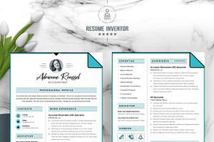 CV Template Clean And Elegant Design