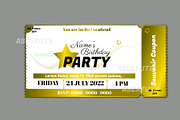 luxury party invitation design, an Invitation Template by Asfacute (Thumbnail 1 of 2)