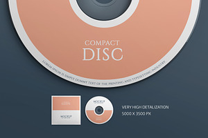 CD Cover Mockup Set