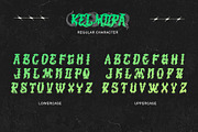Kelmora - Retro Gothic Tattoo Font, a Blackletter Font by Letterara (Thumbnail 10 of 15)