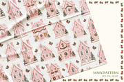 Pink Gingerbread Seamless Patterns, a Pattern Graphic by Euonia Meraki (Thumbnail 2 of 11)