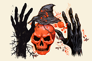 Halloween: Spooky Delights, a Seasonal Illustration by Lilithcollageart (Thumbnail 10 of 10)
