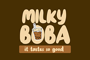 Bigfat Caramel – Handwritten Display, a Handwritten Font by Fikryal Studio (Thumbnail 7 of 10)