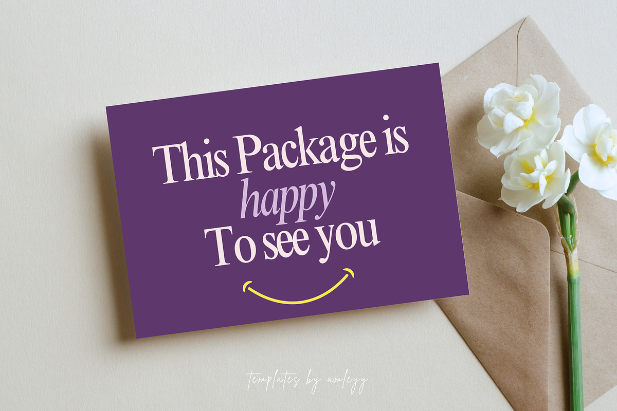 Editable Thank You Card Template, a Card Template by Elegant_Studio44 (Photo 3 of 6)