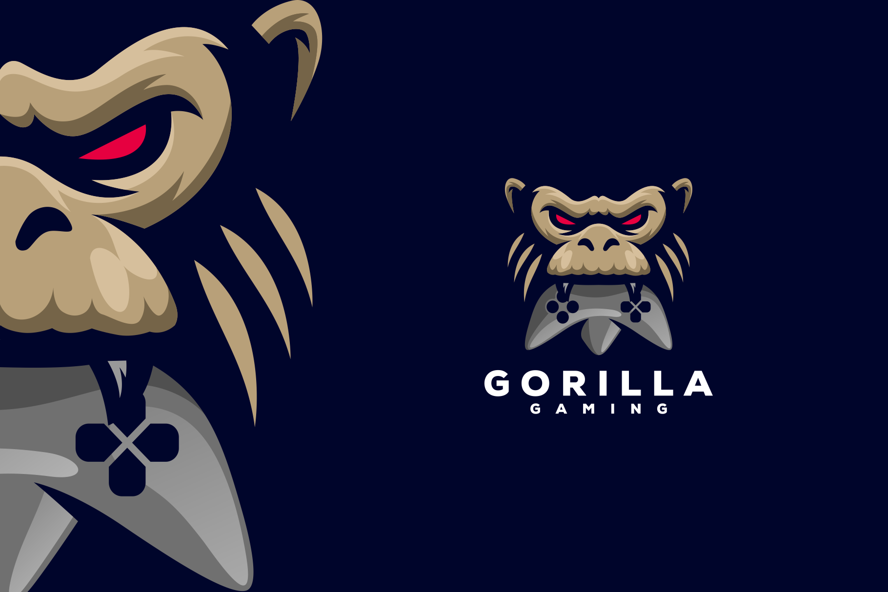 Gorilla Gaming Logo, a Branding & Logo Template by ModalTampang