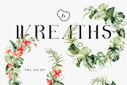Tropical forest- watercolor greenery, a Decorative Illustration by Pamyatka Shop (Thumbnail 5 of 13)