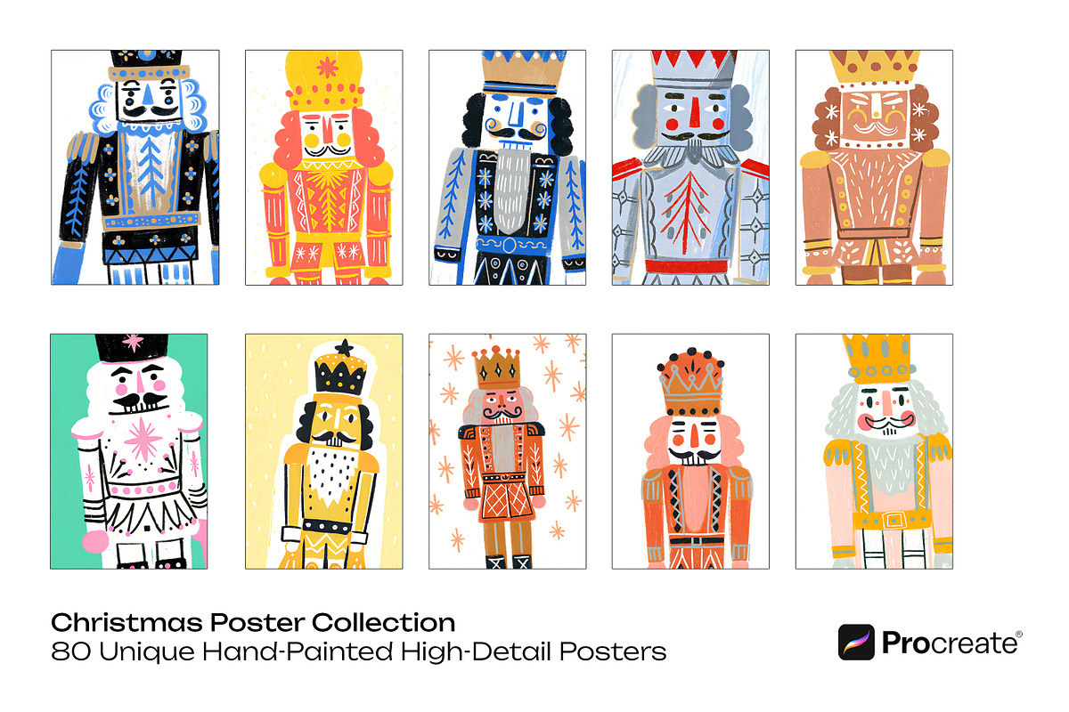 Christmas Poster Collection, a Seasonal Illustration by crafty (Photo 8 of 12)