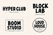Hyper Block – Bold Display Font, a Script Font by Wow Magic (Thumbnail 5 of 6)
