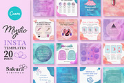 Holistic Coach Instagram Templates, a Social Media Template by Sakura Digitals (Thumbnail 1 of 4)
