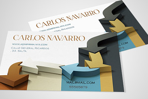 Business Card-Arrows 3D