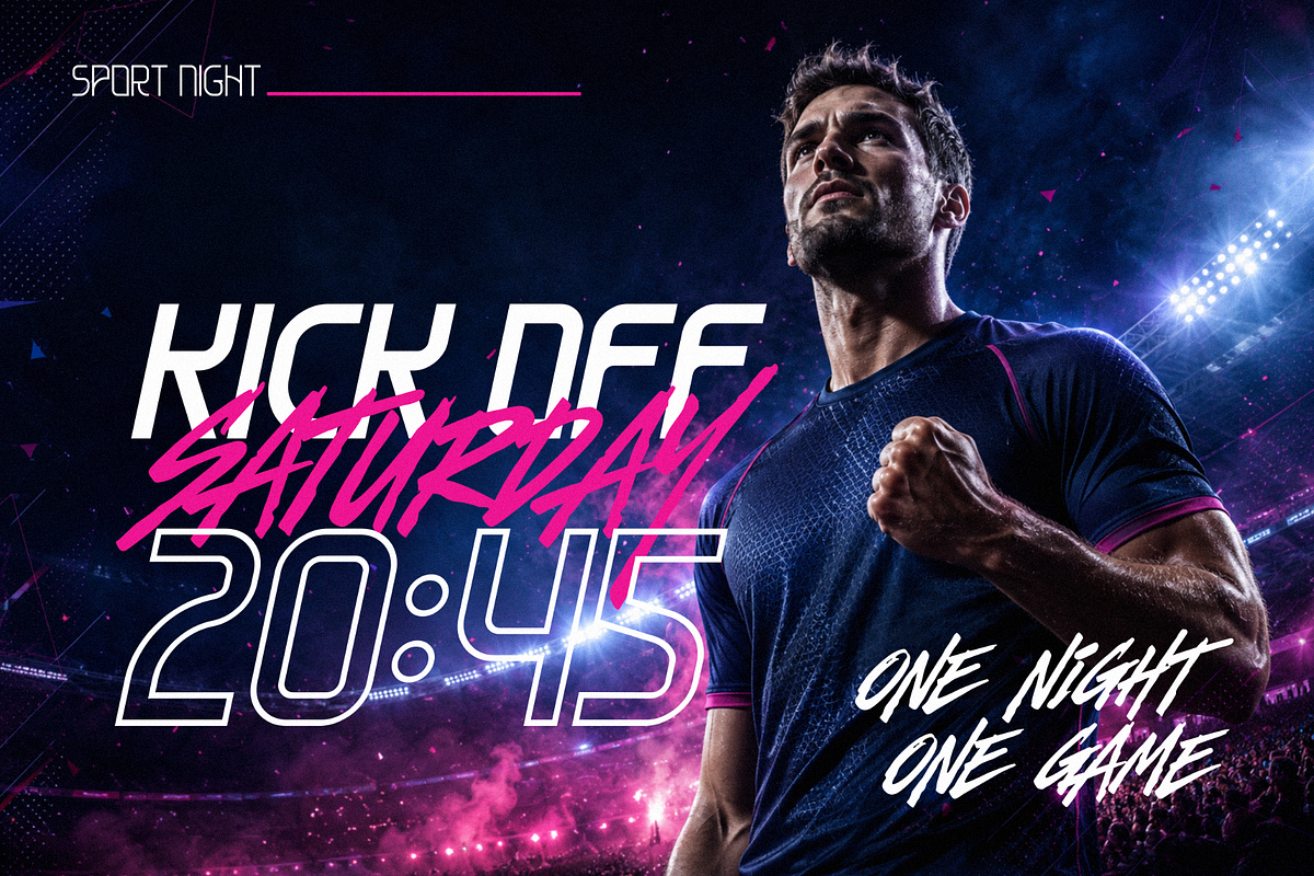 Numbero – Sporty Sans Serif, a Sans Serif Font by figuree studio (Photo 8 of 10)