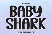 Baby Shark | Script Font, a Script Font by Scratchones (Thumbnail 1 of 8)