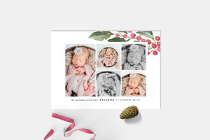 Christmas Card Template CD133