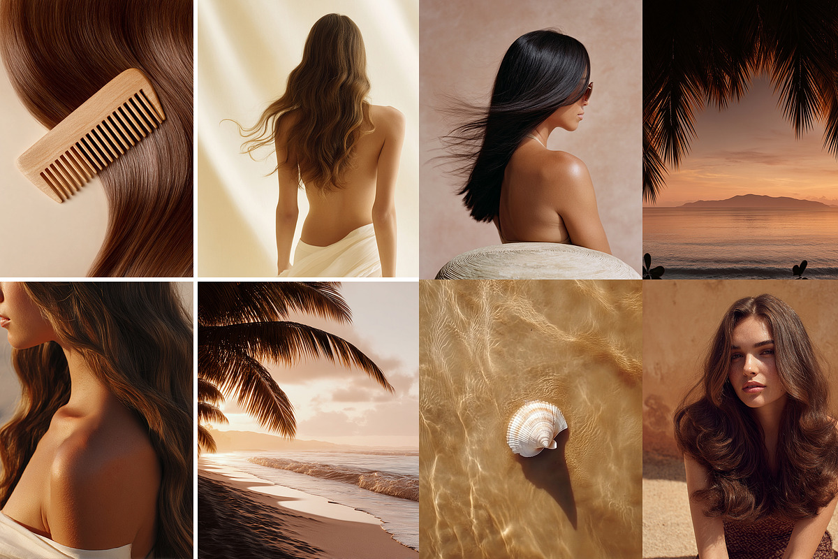 Summer Hair + Calm Beach Images, a Beauty & Fashion Photo by Make Stories Studio (Photo 7 of 7)