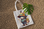 Spring Animal Sunflowers PNG Clipart, an Animal Illustration by KennedyStudio (Thumbnail 4 of 5)