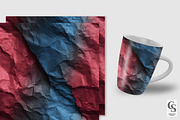 Red Blue Foil Texture Background, a Texture Graphic by Creative Store (Thumbnail 2 of 5)