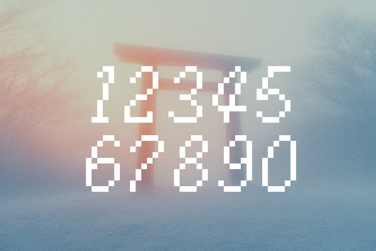 Hikari Byte - Pixel Font, a Sans Serif Font by HipFonts (Photo 2 of 8)