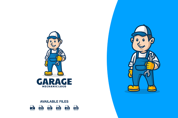 Garage Mechanic Logo preview 2
