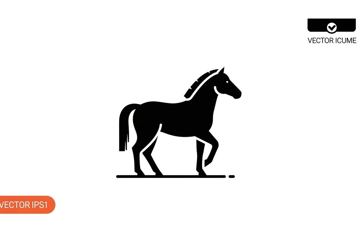 Black Horse Silhouette Bundle, an Illustration by jahid234 (Photo 19 of 31)