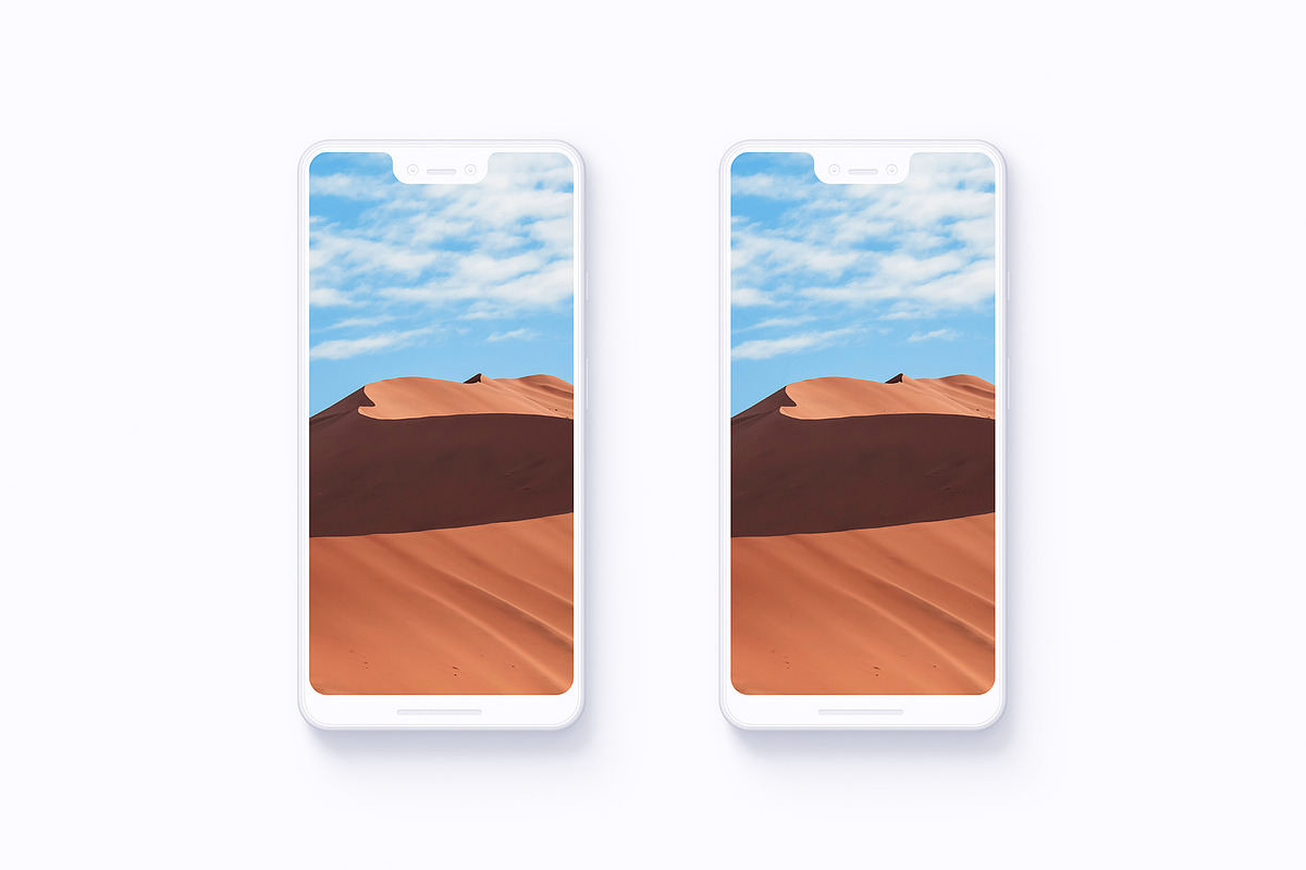 Pixel 3XL - 21 Clay Mockups - PSD, an iPhone Mockup by Asylab (Photo 9 of 73)
