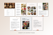 Summer Cookbook Template Canva, a Magazine Template by Erin Cassidy (Thumbnail 4 of 9)