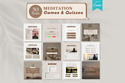 Meditation Canva Templates, a Social Media Template by Viral Content Design (Thumbnail 7 of 15)