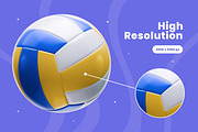 3D Sports Ball Icons, an Object 3D Model by Azam Creative (Thumbnail 3 of 5)