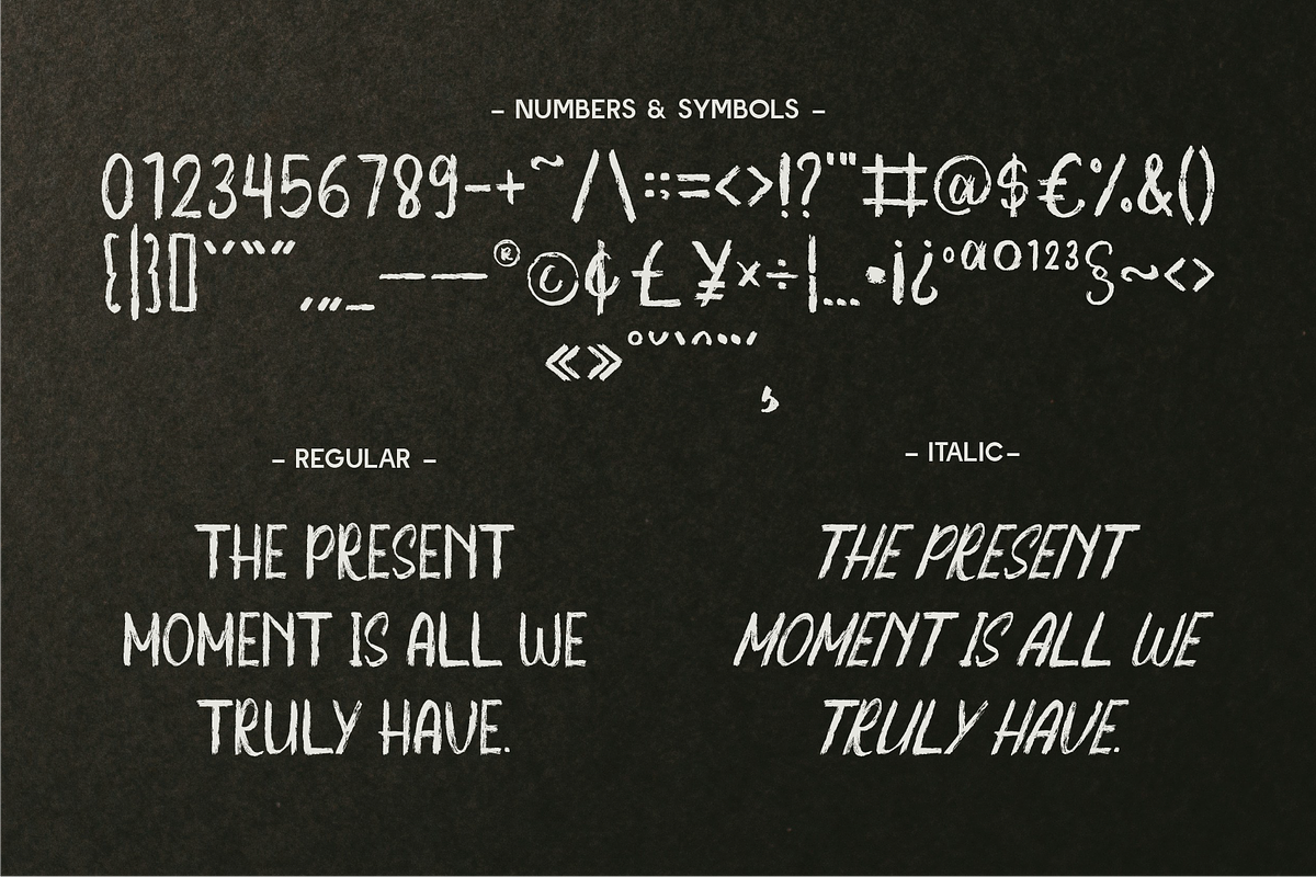 Rustic Grunge - SVG Brush Painting, a Handwritten Font by Indotype Foundry (Photo 8 of 10)