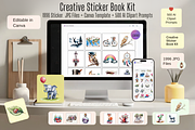 Mega Sticker Book Bundle |Ai Prompts, an Object Illustration by Daffodil Dream Studio (Thumbnail 4 of 5)