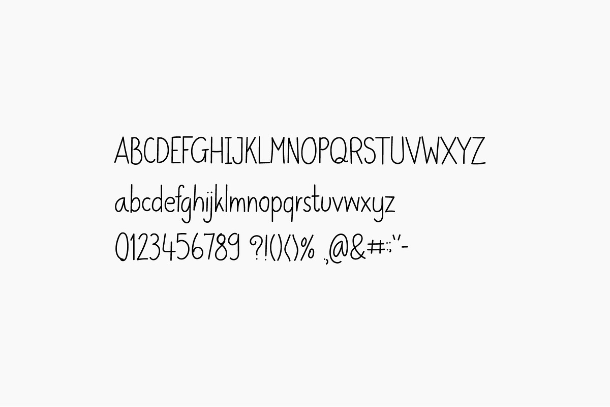 Round A, a Script Font by TKDoodle (Photo 5 of 8)