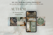 Author Facebook post template, a Social Media Template by Petite Zakka Boutique (Thumbnail 7 of 7)