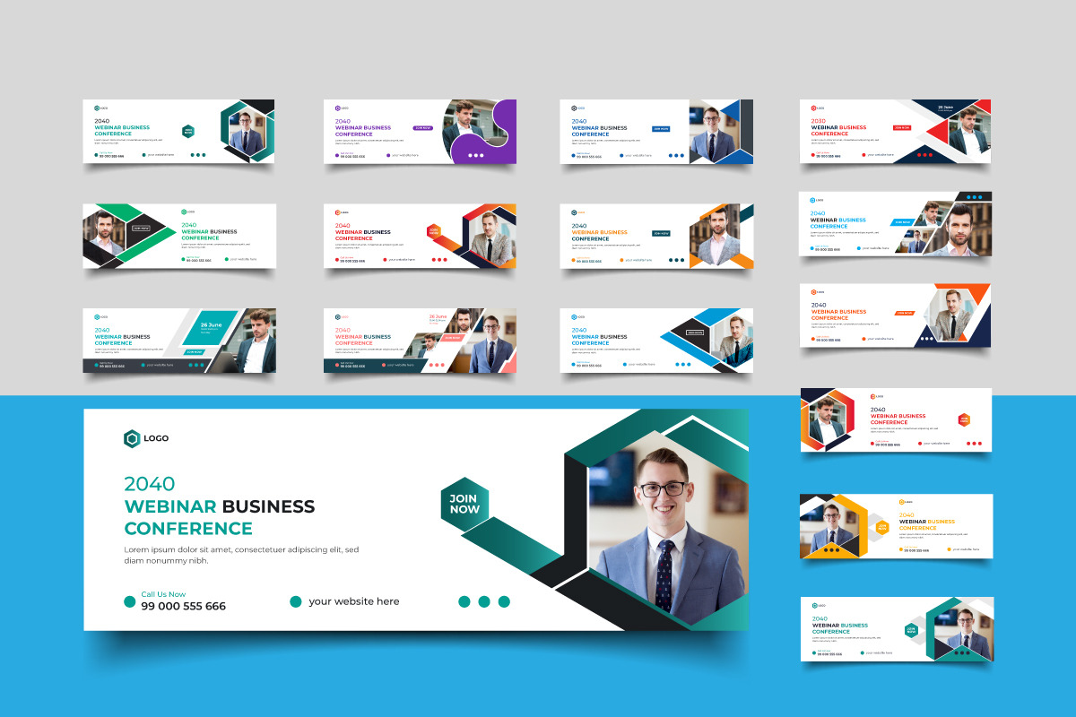 Conference Social Media Cover, a Social Media Template by Limino™ Studio (Photo 3 of 3)