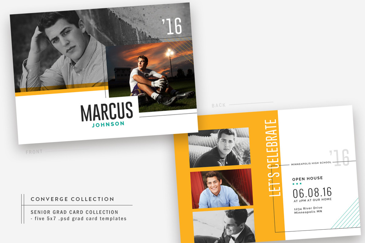 Graduation Card Bundle | Converge, a Card Template by The Modern Collective (Photo 5 of 6)