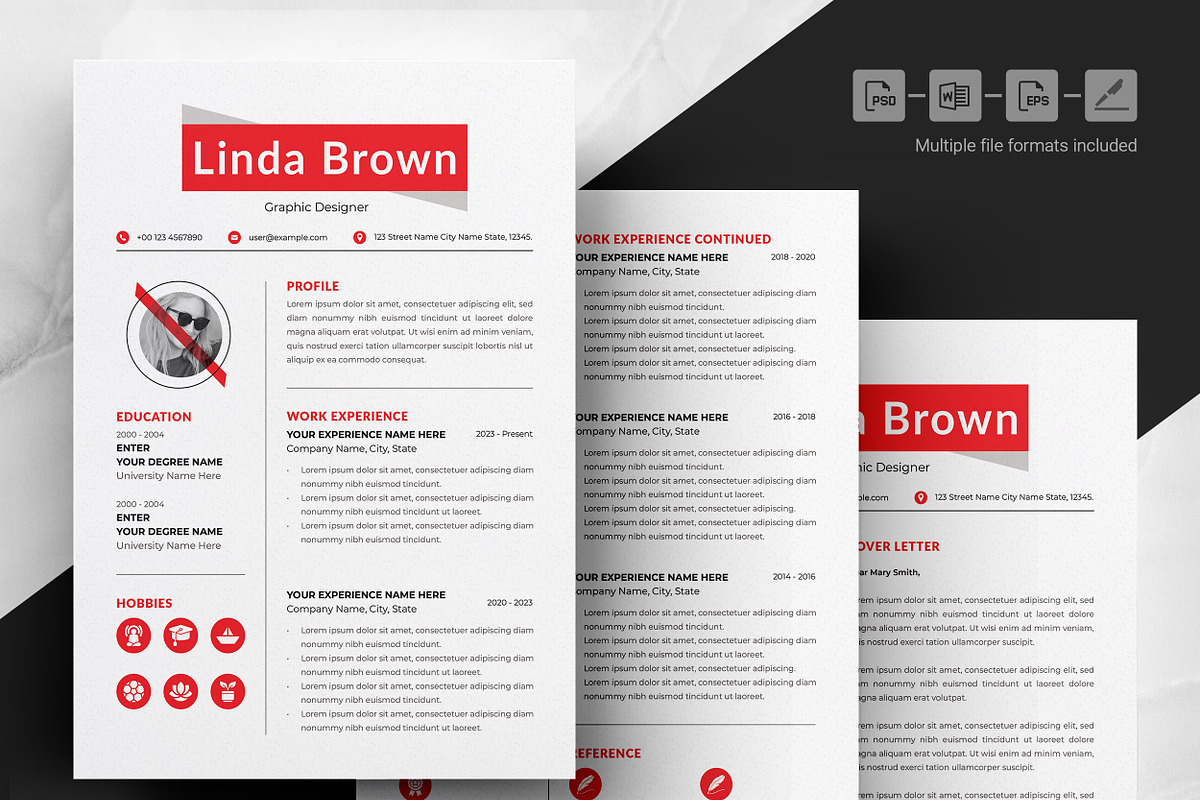 Business Style Resume with Cover, a Resume Template by ResumeInventor (Photo 3 of 6)